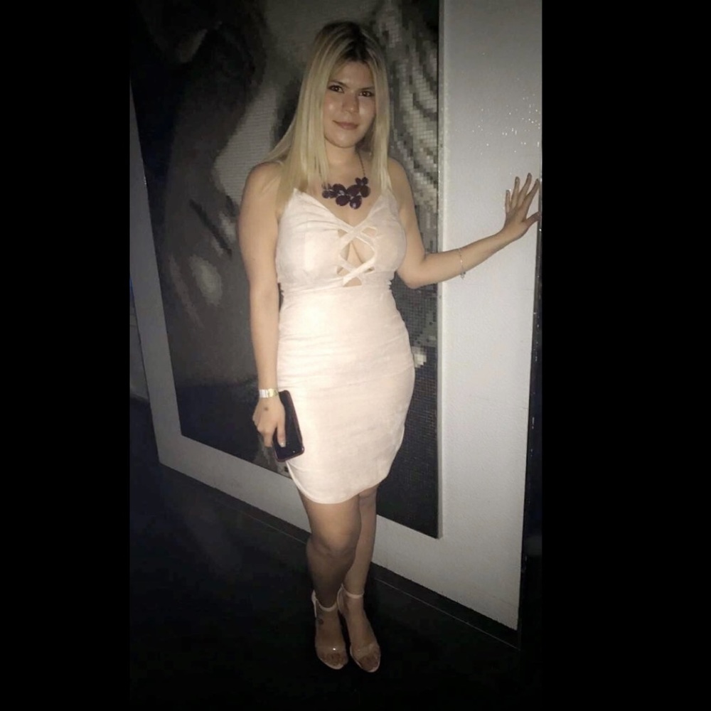 Suede dress